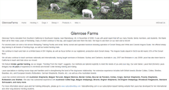 Desktop Screenshot of glenrosefarms.com