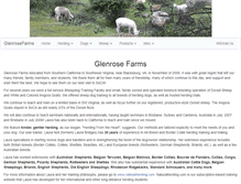 Tablet Screenshot of glenrosefarms.com